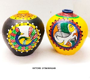 terracotta painted pots