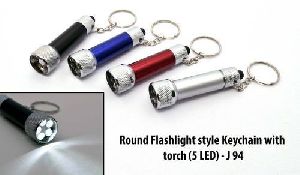 LED flashlight keychain
