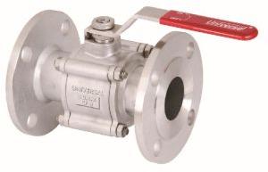 IC 3 Pcs Flanged Ball Valve