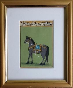 Horse Miniature Painting