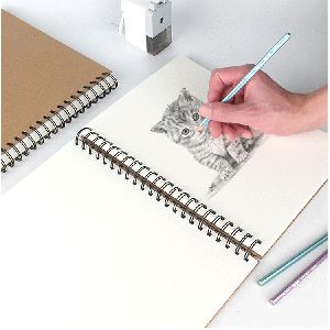A4 Spiral Drawing Book