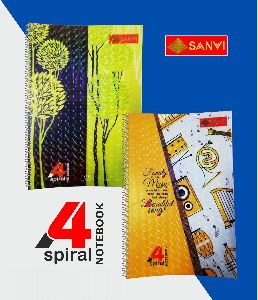 Sanvi A4 Spiral Notebook