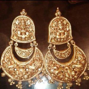 Antique Gold Jhumki