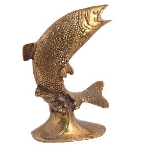 Brass Fish Statue