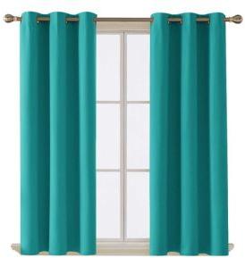 Polyester Eyelet Plain Curtains