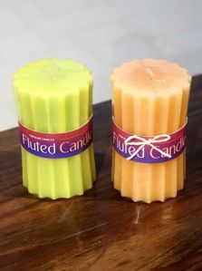 fluted candle