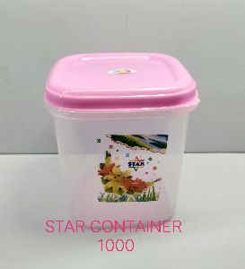 plastic printed container