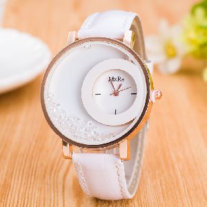 White Mxre Fancy Diamond Women Watch - L57