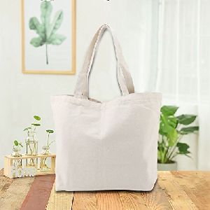 Cotton bottom gusset bag