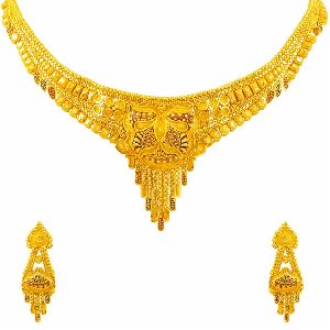 Gold Necklace Set