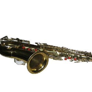 brass saxophone