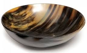 natural dinnerware horn salad bowl