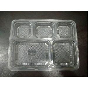 5 Partition Dinner Plastic Plates