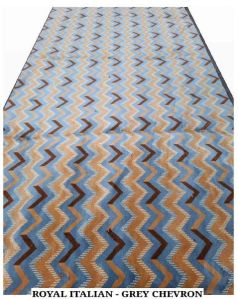 Green Chevron Luxury Carpet