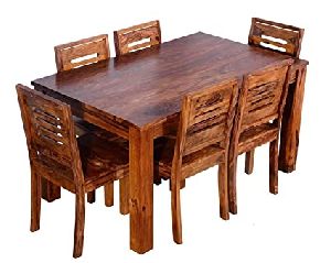 Wooden Dining Table Set 6 seater