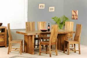 Wooden Stylish Dining Table 6 Seater