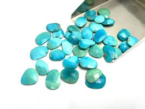 Rose Cut Turquoise Gemstone