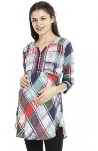 Cotton Maternity Tunic Top