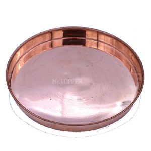 Copper Pooja Plate