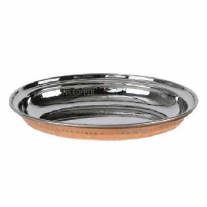 Copper Steel Oval Plate