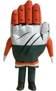 Inflatable Hand Shape Costumes