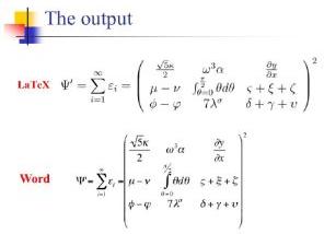 Equation to LaTex equation conversion