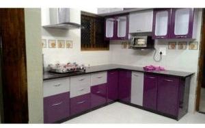 L Shape Modular Kitchen