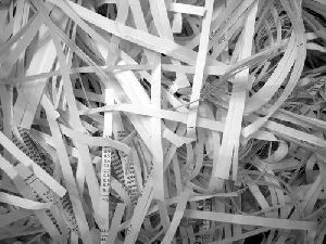 shredded paper