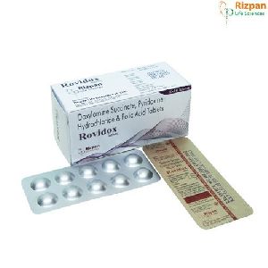 Doxylamine Succinate, Pyridoxine Hydrochloride and Folic Acid Tablets