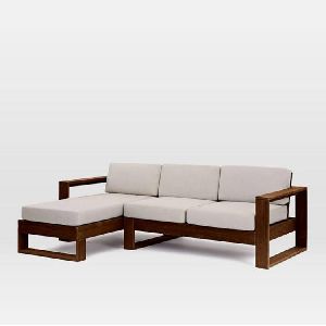 Solid Wood Sectional Sofa