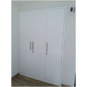 3 Shutter White Wardrobe