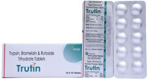 Trypsin, Bromelain and Rutoside Trihydrate Tablets