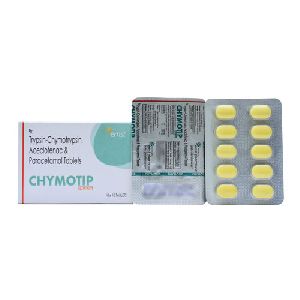 Trypsin-Chymotrypsin, Aceclofenac and Paracetamol Tablets