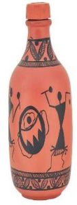 Clay Warli Timpali Water Bottle