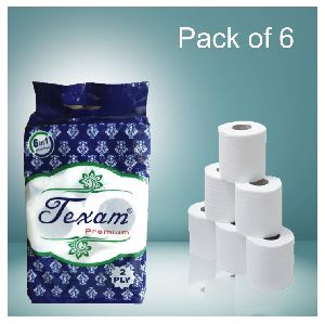 6 in 1 Toilet Tissue Paper Roll