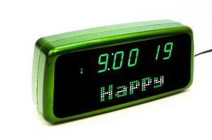 J102 Green Anniversary and Birthday Clocks