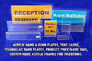 Acrylic Table Name Plate