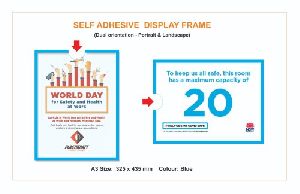 Self Adhesive Document Display Frame