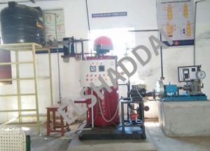 STEAM BOILER WITH TURBINE SET