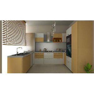 u shaped modular kitchen