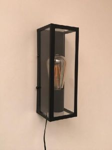 Three Way Rectangular Transparent Wall Light