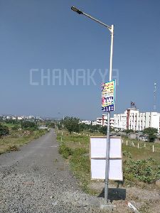 Single Arm Street Light Pole