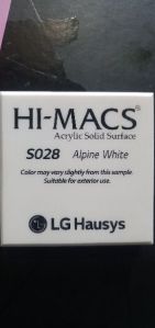 LG Hi Macs solid surface sheet