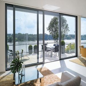 upvc glass door