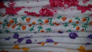 Floral Printed Flannel Fabric