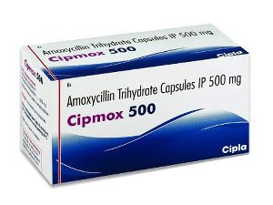 Cipmox 500 Capsule Yellow Amoxycillin (500mg)