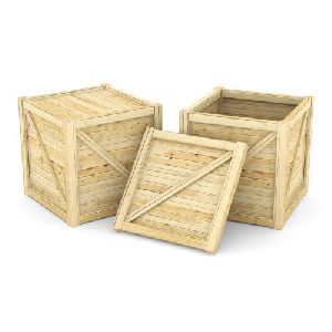 wooden shipping box