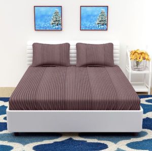 Heavy Glace Cotton King Size Bedsheets