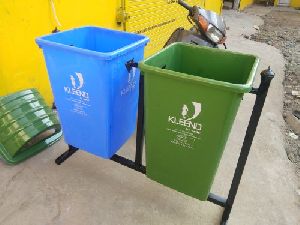 TWIN BIN DUSTBIN WITH STAND