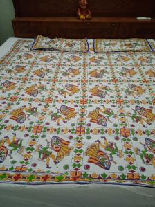 Double Bed Sheet with Pillow Cover